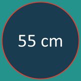 Deelbare Blokrits - 55cm