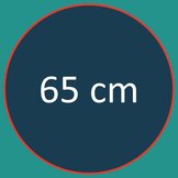 Deelbare Blokrits - 65cm