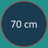 Deelbare Blokrits - 70cm