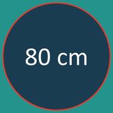 Deelbare Blokrits - 80cm