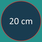 Fijne Blokrits, Niet Deelbaar - 20cm