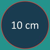Niet Deelbare Metaalrits - 10cm