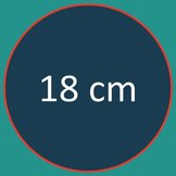 Niet Deelbare Metaalrits - 18cm