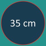 Niet Deelbare Nylonrits - 35cm