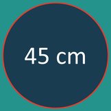 Niet Deelbare Nylonrits - 45cm