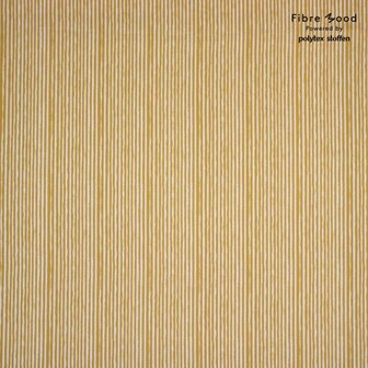 Viscose Linnen - Stripes - Geel/Ecru