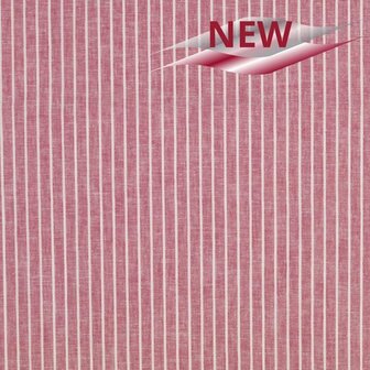 Linnen - Strepen - Rood