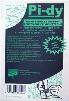 Patroonpapier Pi-dy Plastiekfolie &amp; Stift