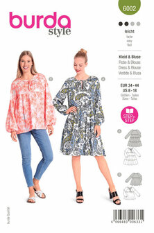 Burda Patroon 6002 - Jurk en Bloes