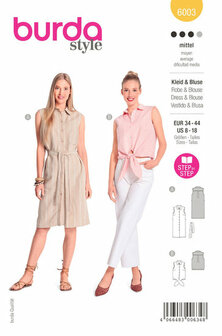 Burda Patroon 6003 - Jurk en Bloes