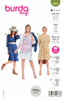 Burda Patroon 6007 - Jurk
