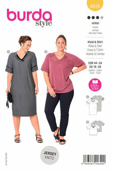 Burda Patroon 6018 - Jurk en T-shirt
