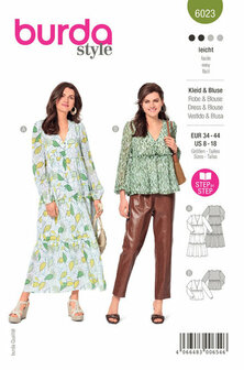 Burda Patroon 6023 - Jurk en Bloes