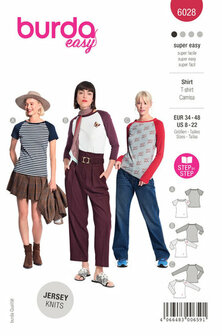 Burda Patroon 6028 - T-shirt