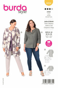 Burda Patroon 6034 - Jas en Mantel