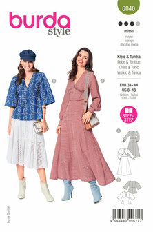 Burda Patroon 6040 - Jurk en Tuniek