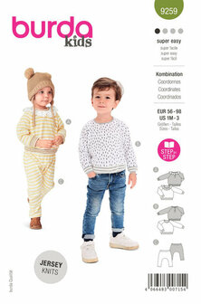 Burda Patroon 9259 - Trui en Broek