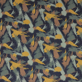 Jeans - Camouflage - Indigo/Camel