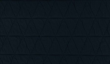 Matelass&eacute; - Uni Triangle Quilted - Navy