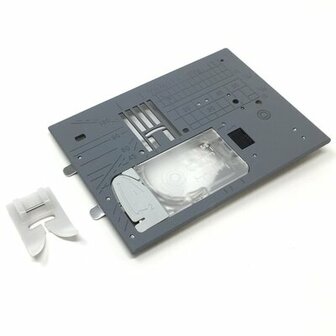 Janome 9mm - Glijnaaldplaat met Glijvoet