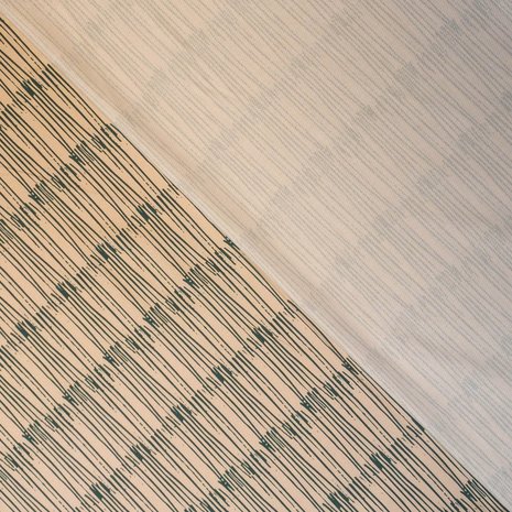 Jacquard Jersey - Tribal Lines - Groen