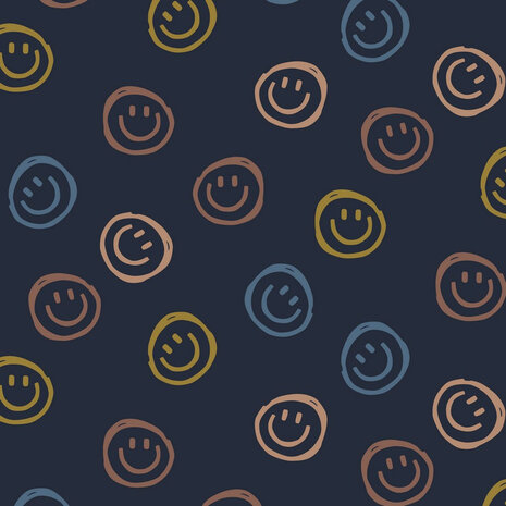 Sweat - Smiley - Navy