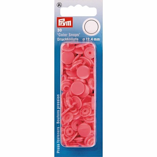 Prym Drukknoop Colorsnaps 12,4 mm Framboos Fuchsia