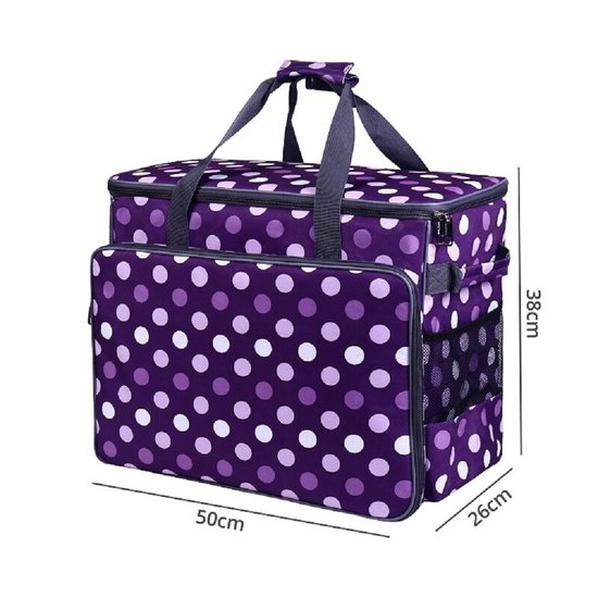 BabySnap Naaimachine Trolley Paars Dots