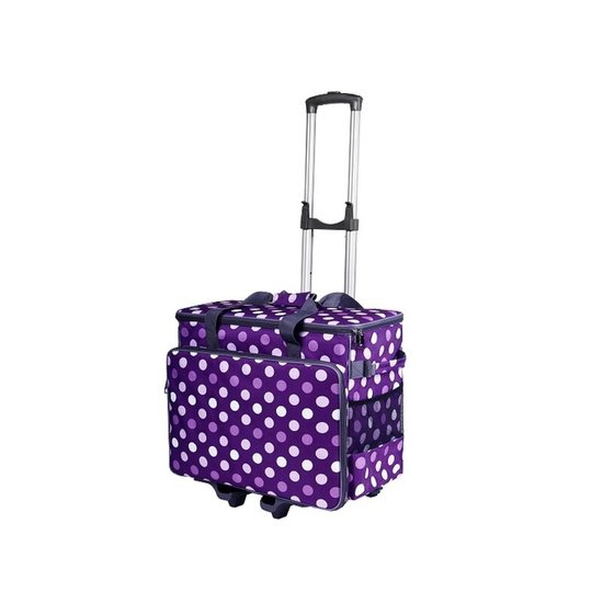 BabySnap Naaimachine Trolley Paars Dots