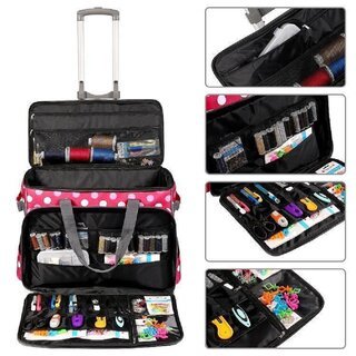 BabySnap Naaimachine Trolley Zwart Dots