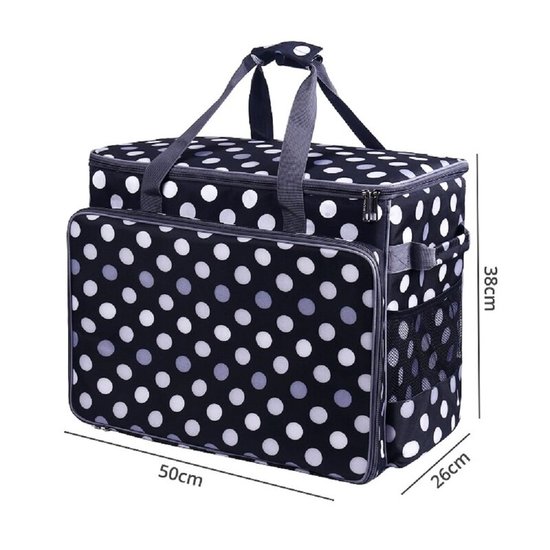 BabySnap Naaimachine Trolley Zwart Dots