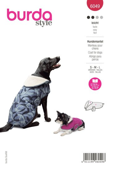 Burda Patroon 6049 - Mantel voor Honden