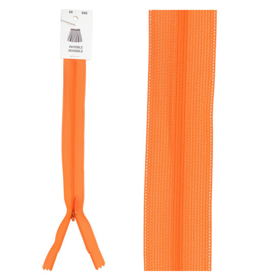 Blinde Rits - 40cm - Oranje (523)