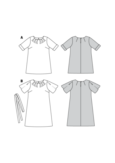 Burda Patroon 6305 - T-shirt en Jurk