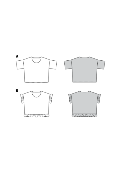 Burda Patroon 6243 - T-shirt