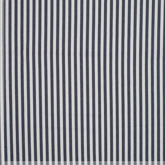 Jeans - Stripe - Wit/Donkerblauw