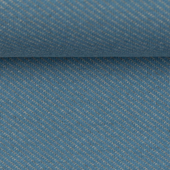 Jacquard Jersey - Serge - Blauw
