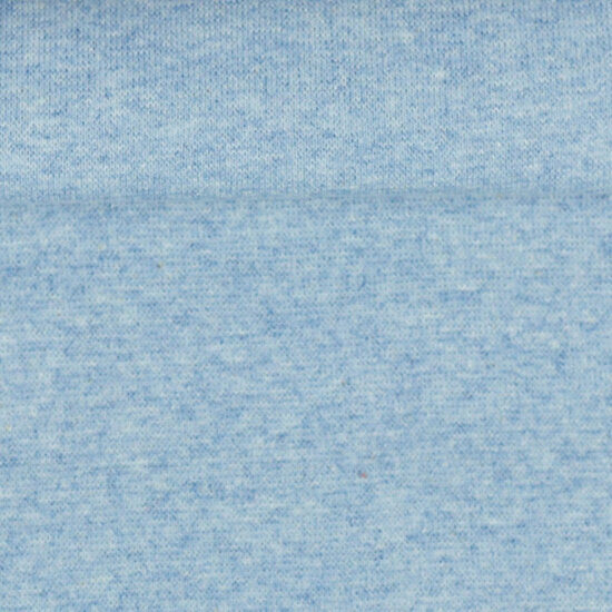 Boordstof - Uni - Gemeleerd Blauw