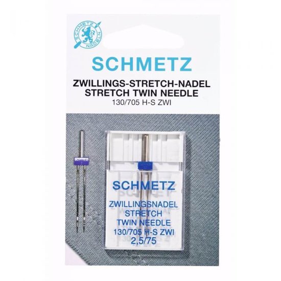 Schmetz Tweeling Stretch 2,5/75