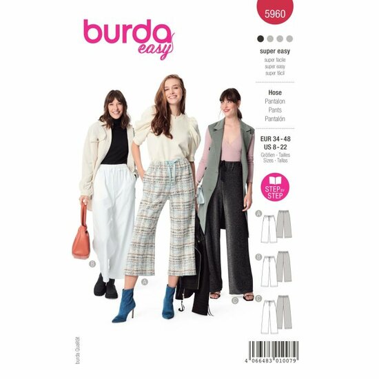 Burda Patroon 5960 - Broek