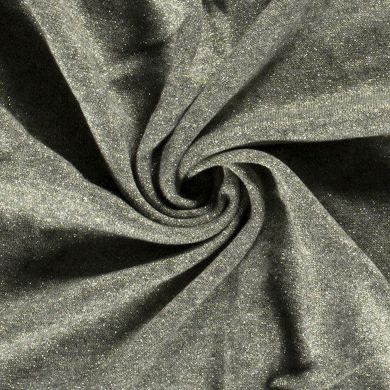 Gebreid - Uni Lurex - Donker Mint