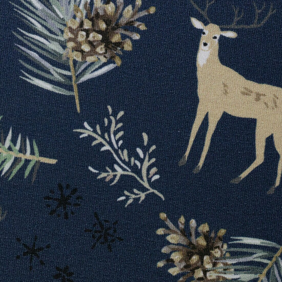 Sweat - Holly Deer Pine Cone - Navy