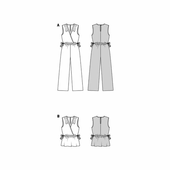 Burda Patroon 5914 - Jumpsuit en Bloes