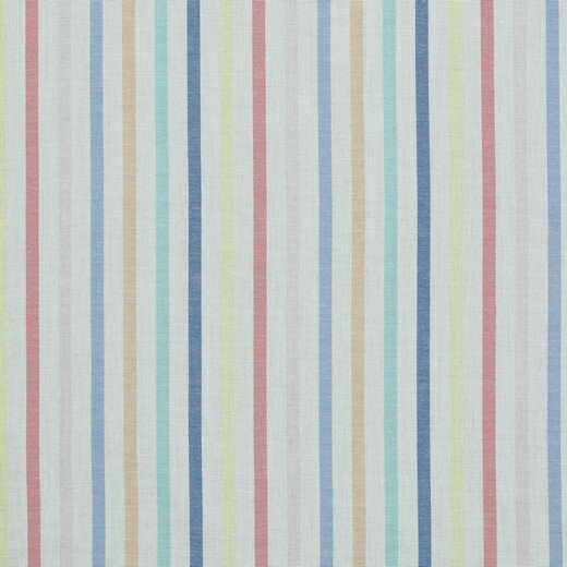 Coupon 1.1m - Katoen - Yarn Dyed Stripe - Wit