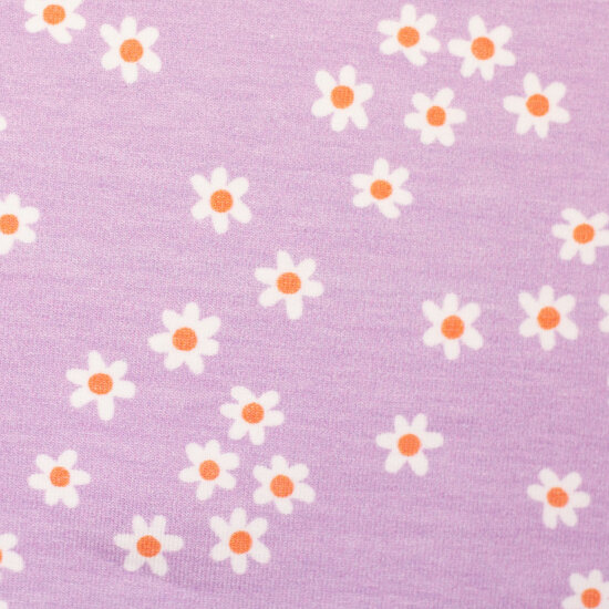 Jersey - Daisies - Lila