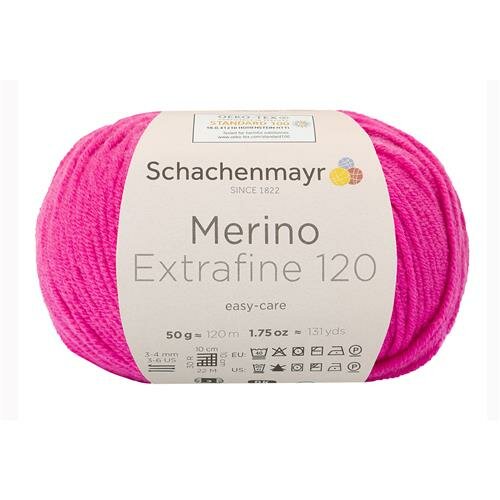 Schachenmayr Merino Extrafine 120 - 137 - Roze