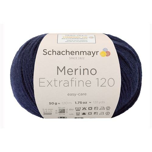 Schachenmayr Merino Extrafine 120 - 150 - Marine