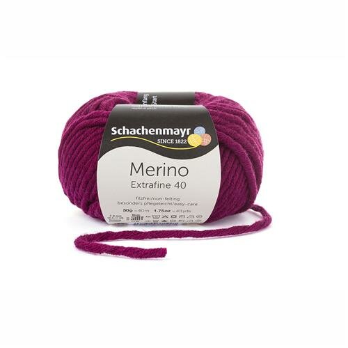 Schachenmayr Merino Extrafine 40 - 333 - Burgundy