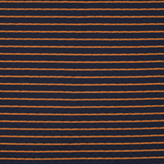 Sweat Quilt - Yarn Dyed Stripes - Navy