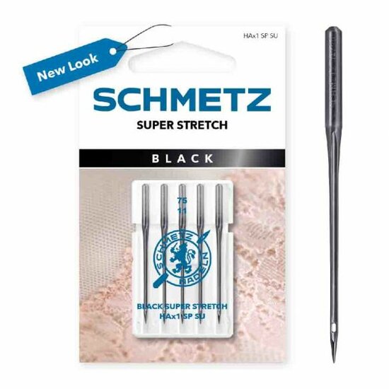 Schmetz Black Super Stretch 75